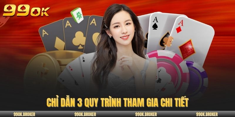 Chỉ dẫn 3 quy trình tham gia chi tiết