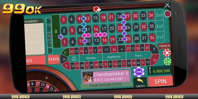 Quy tắc chơi 4 kiểu cược roulette online 